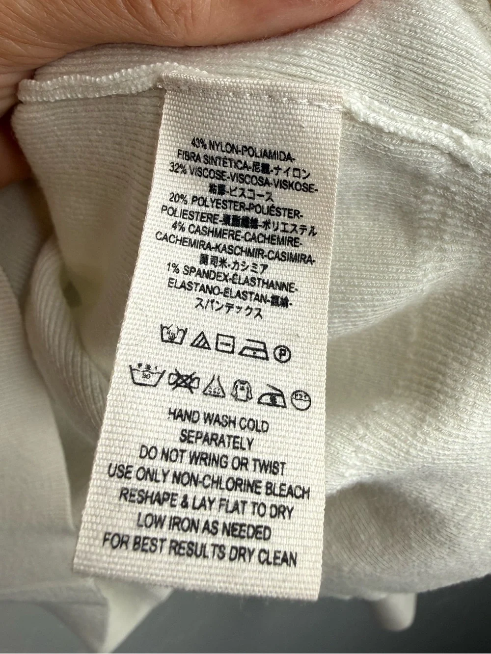 Free People Mock Neck Sweater Cream Oversized XS